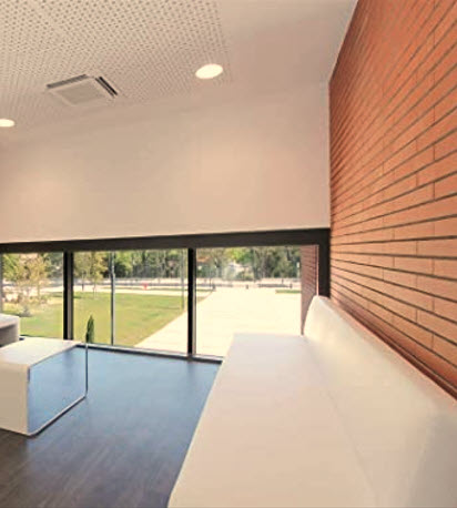 PLAQUETTE ROUGE LISSE AMBIANCE