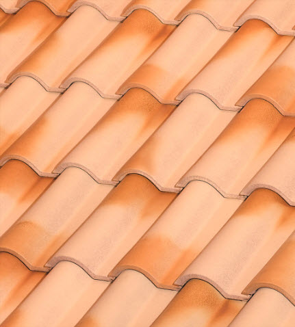 TUILE ROMANETB12 ROSE FLAMME